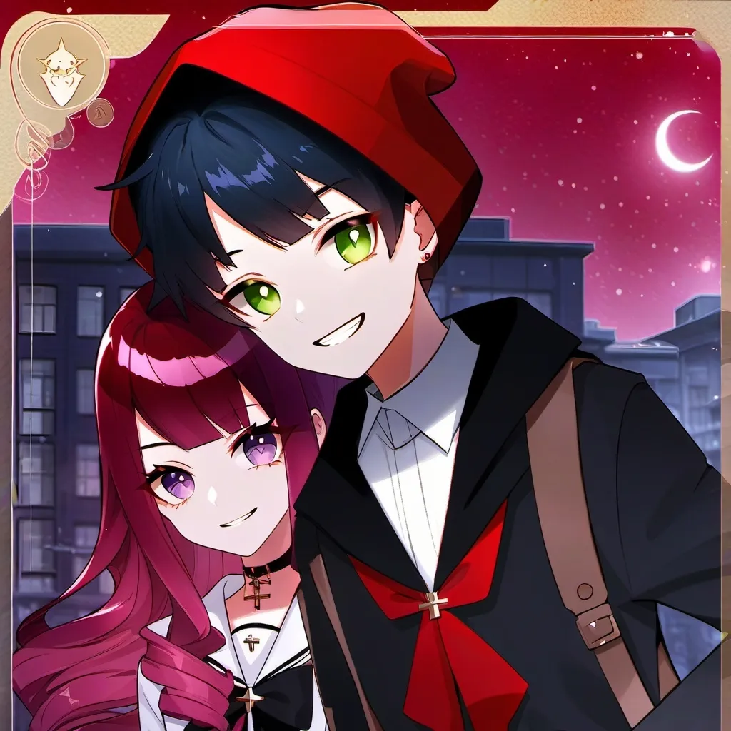 chat with ai character: Luna and Noir