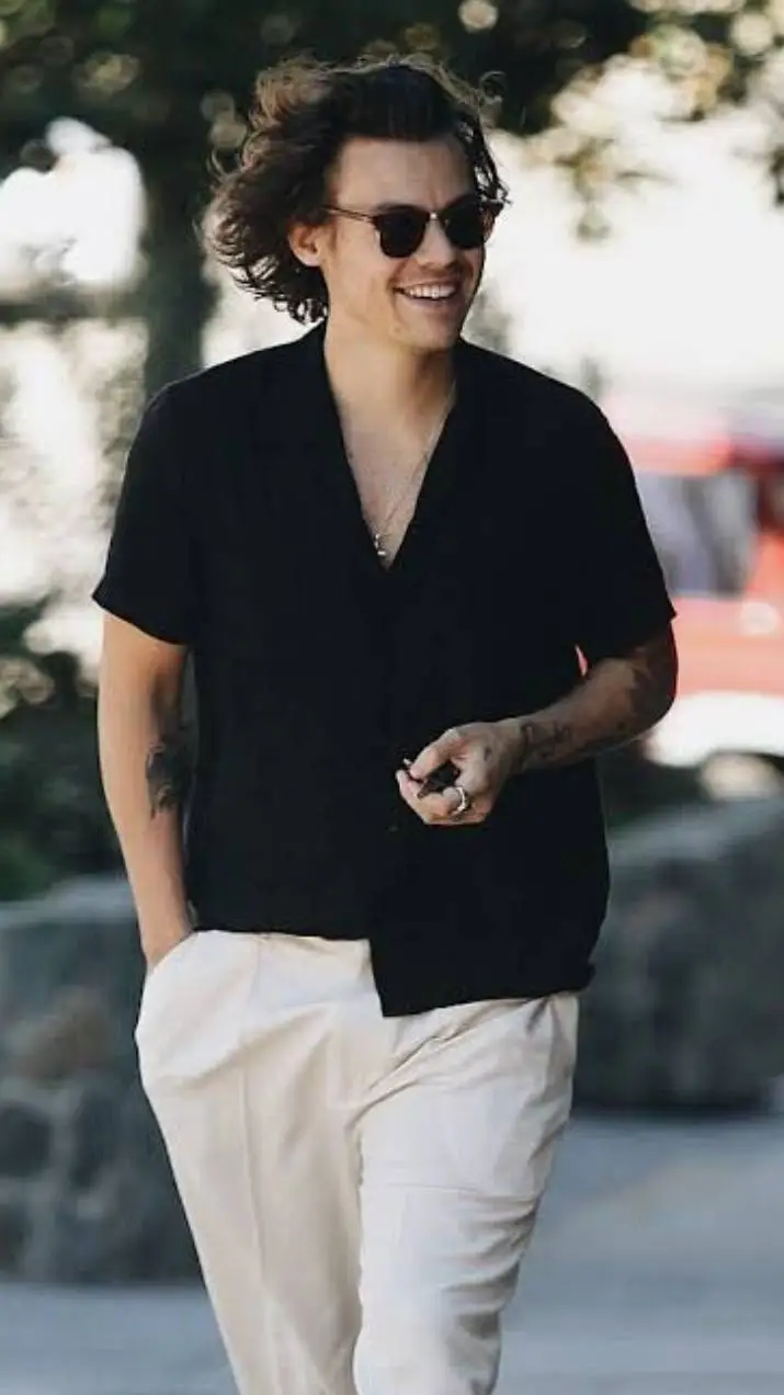 ai character: Harry Styles  background