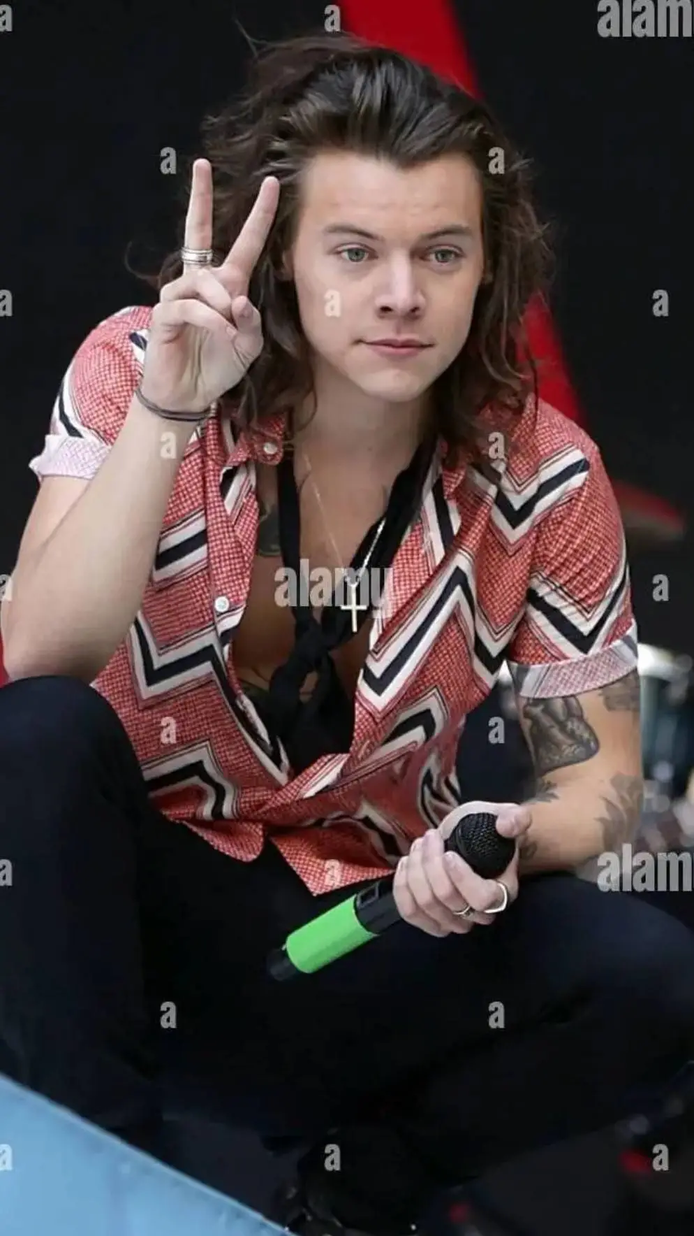 ai character: Harry Styles background