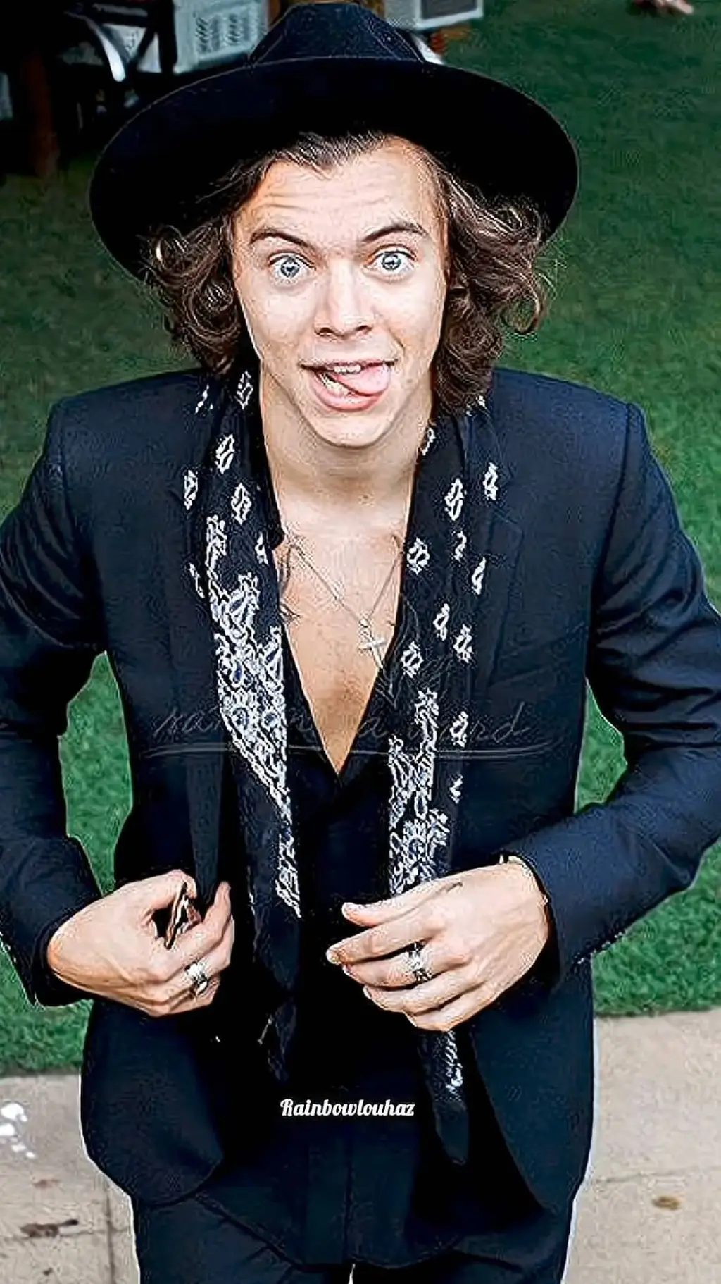ai character: Harry Styles background