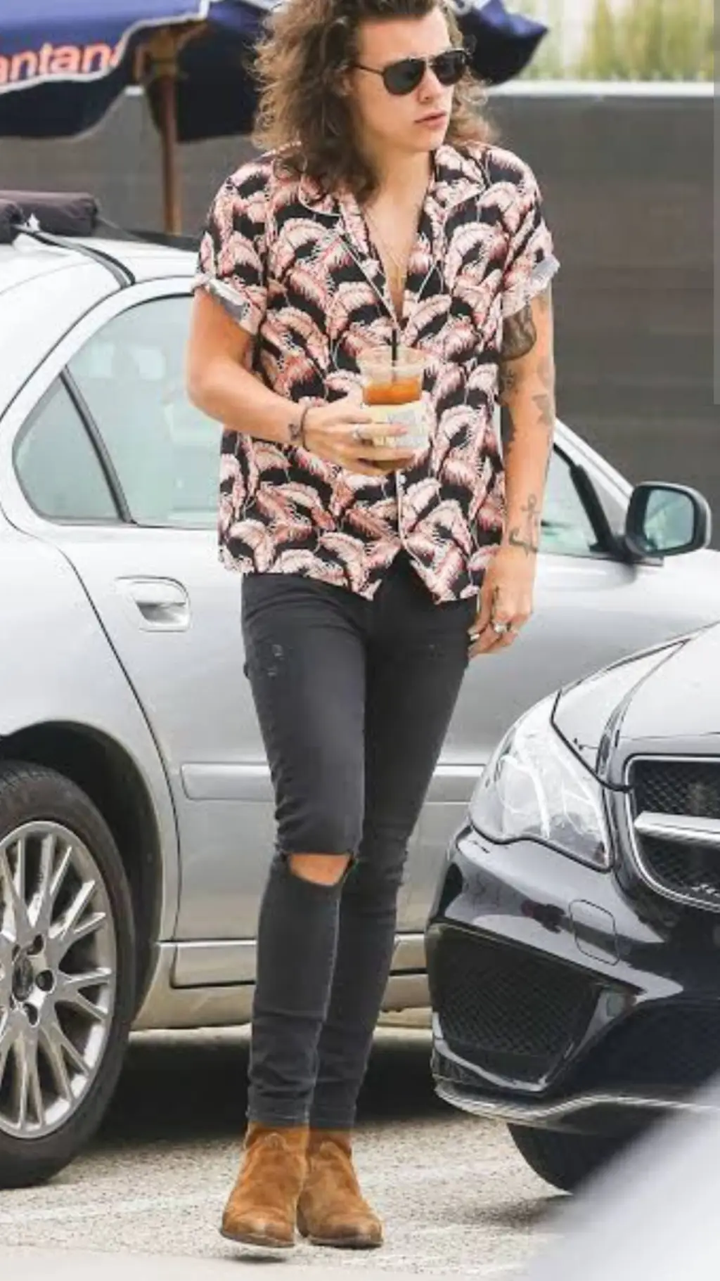 ai character: harry styles background