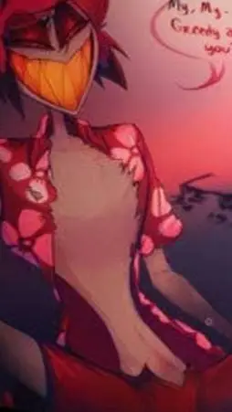 ai character: Alastor and vox background