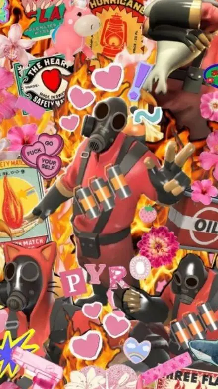 ai character: Pyro background