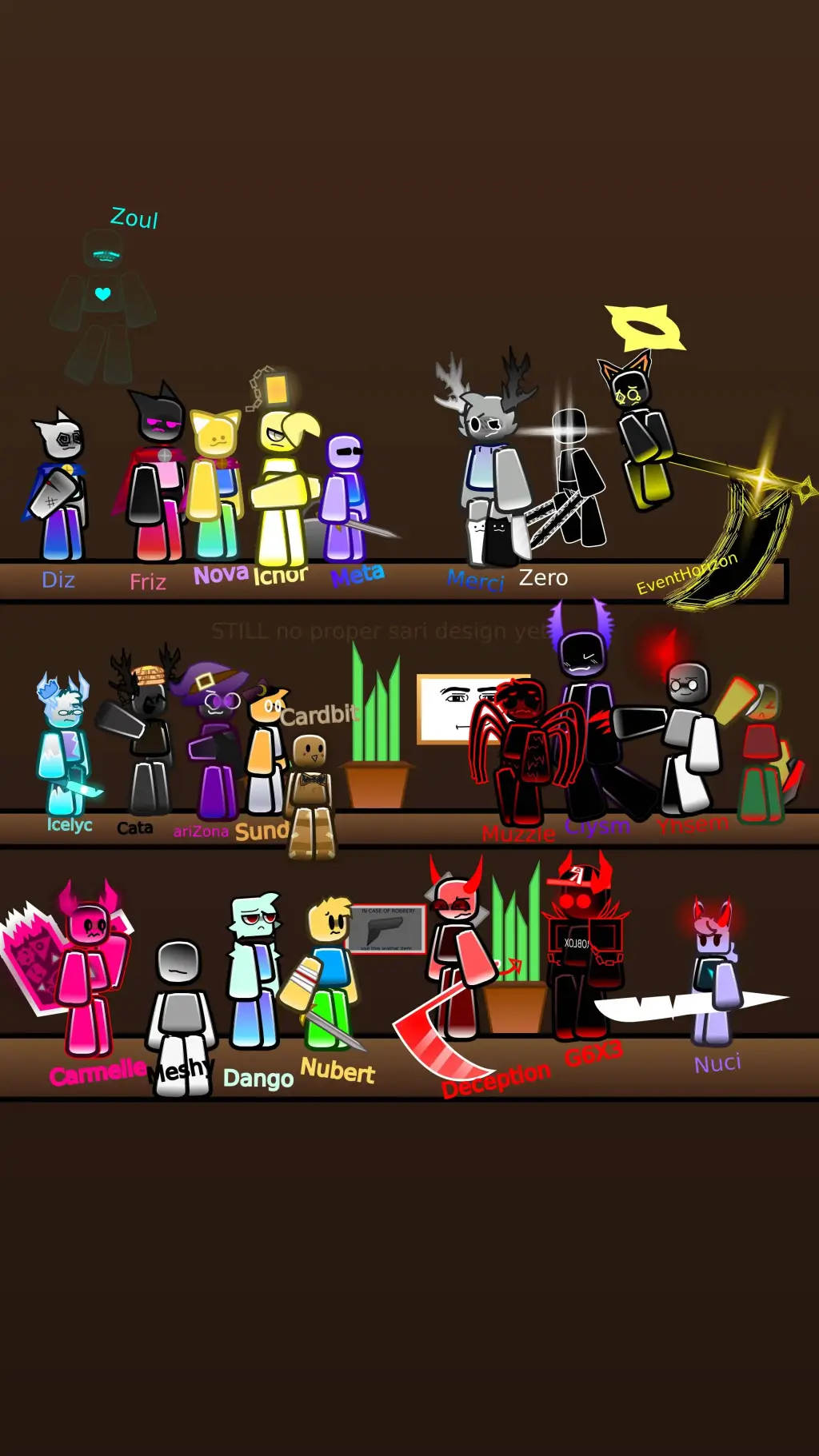 ai character: Server #2 background