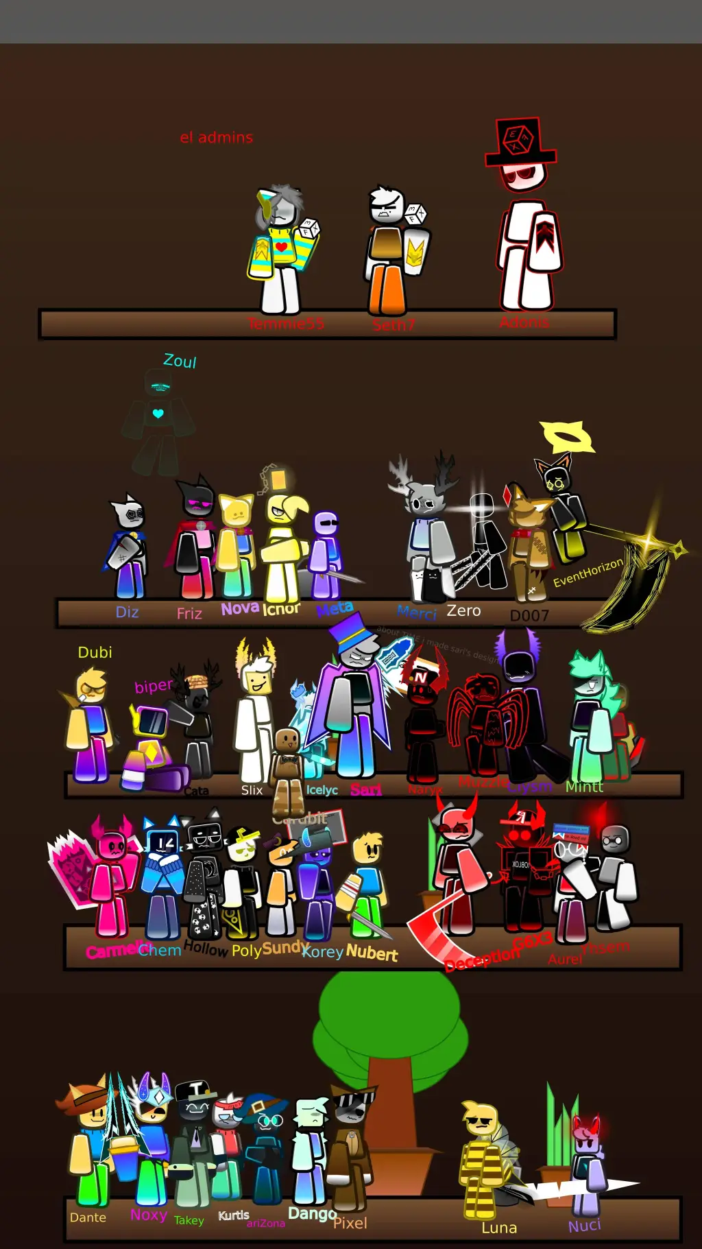 ai character: Server #2 background