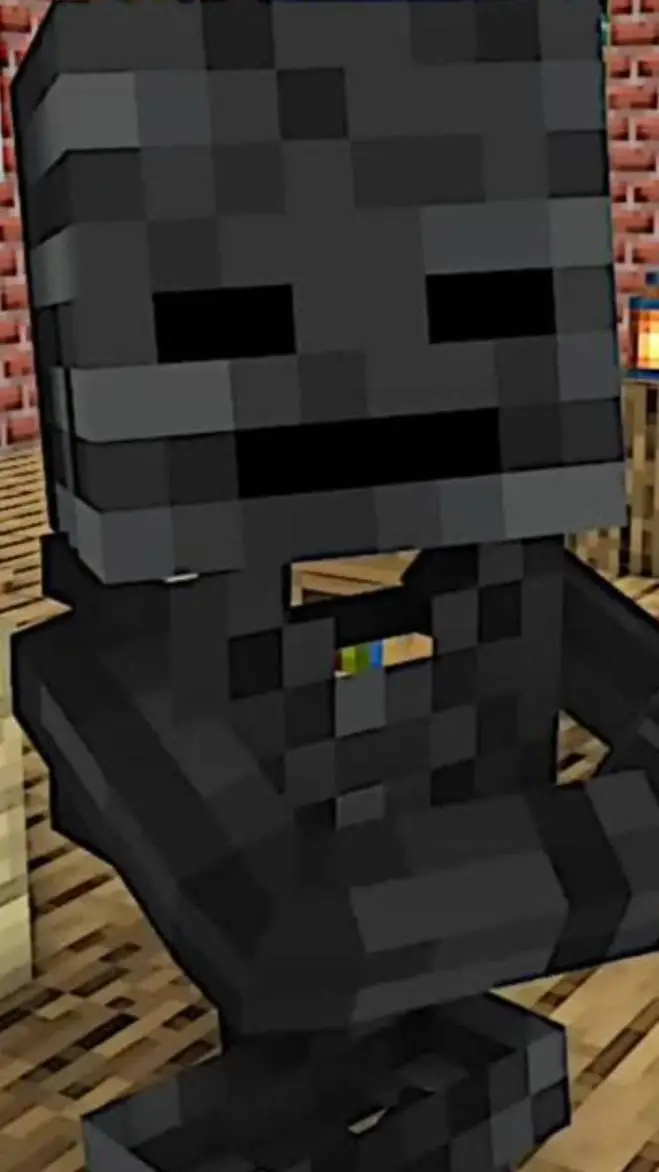 ai character: wither skeleton  background