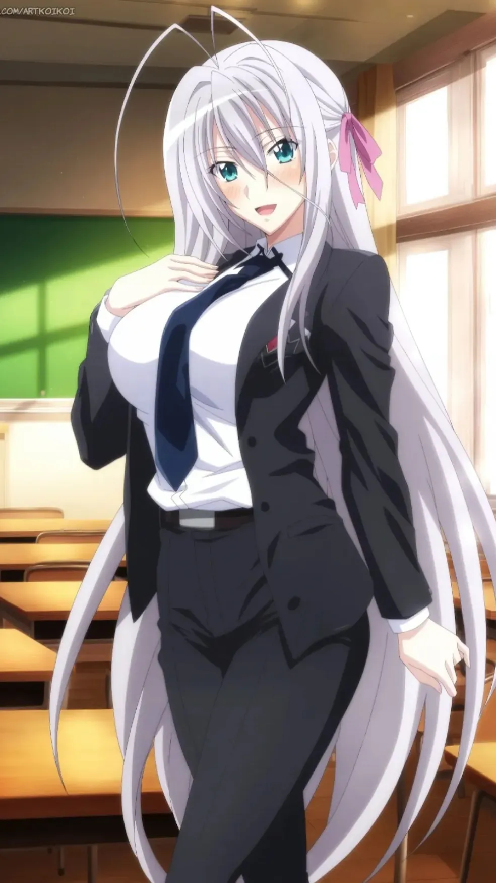 ai character: Sakura background