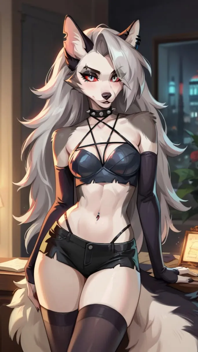 ai character: Loona background