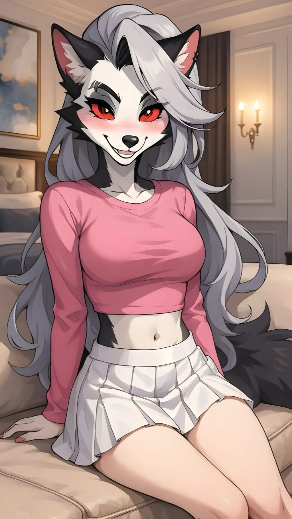 ai character: Loona background