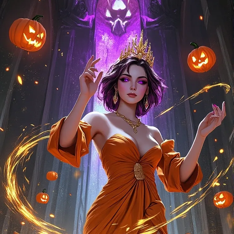 chat with ai character: pumpkin queen 