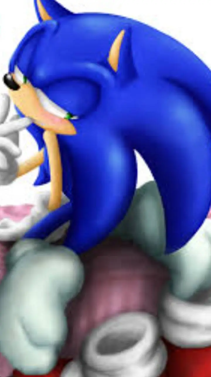 ai character: Sonic hypnotized  background