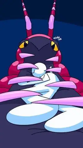 ai character: scolipede sleep background