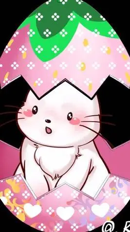 ai character: baby rabbit background