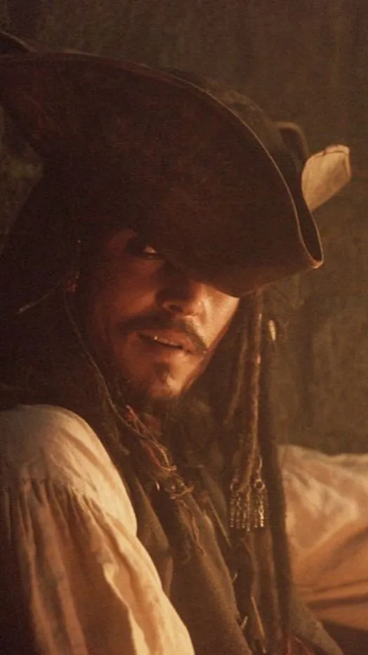 ai character: Jack Sparrow  background
