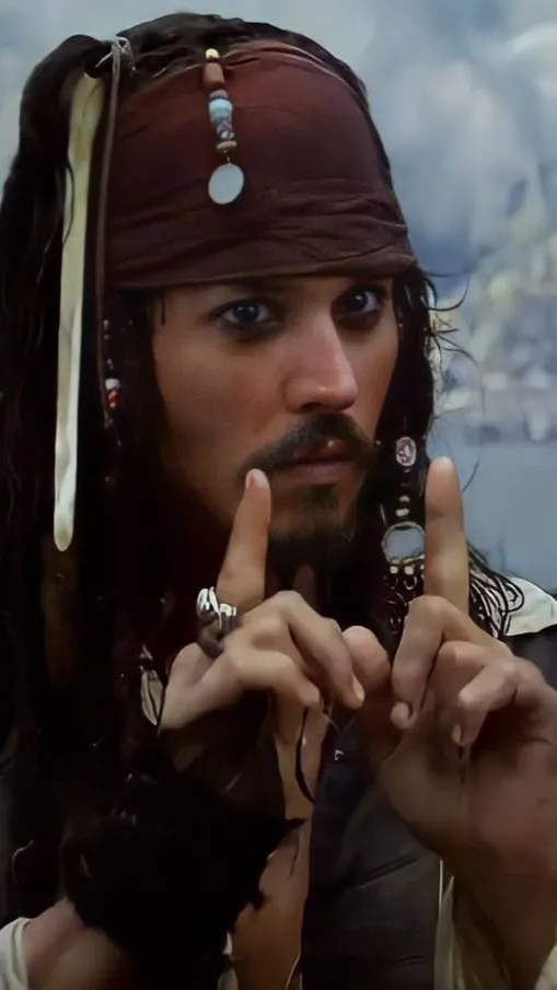 ai character: Jack Sparrow  background