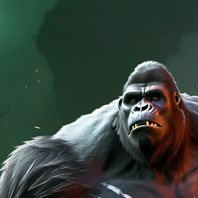 chat with ai character: gorilla battle