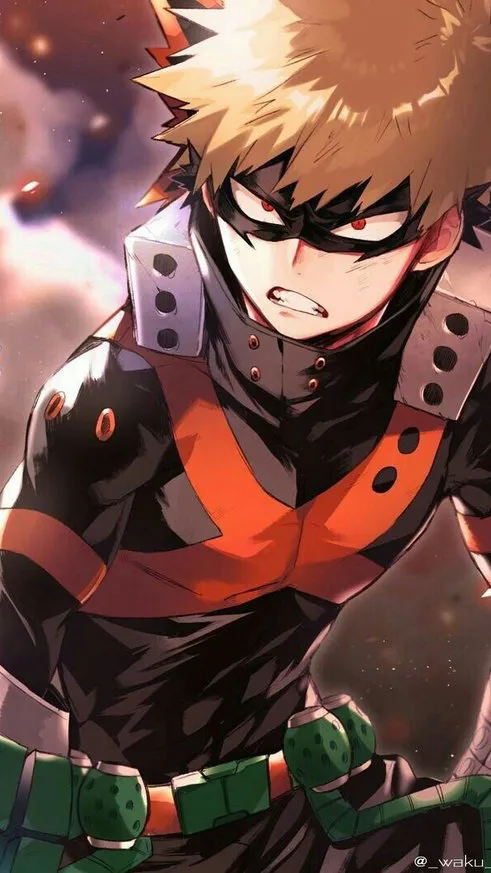 ai character: Katuski bakugo  background