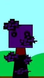 ai character: GLITCHY background