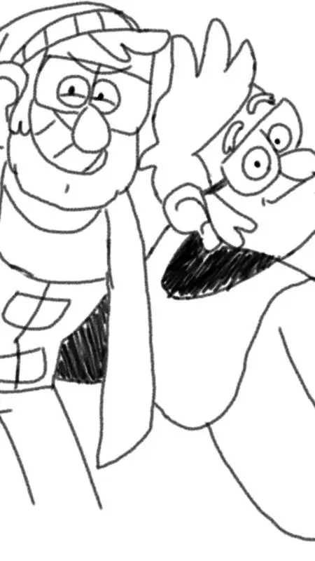 ai character: Gravity falls background