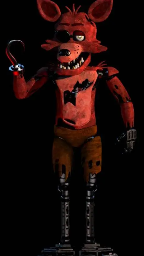 ai character: Foxy da pirate fox background