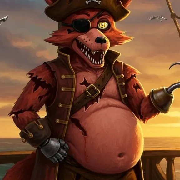 chat with ai character: Foxy Da Fat Pirate
