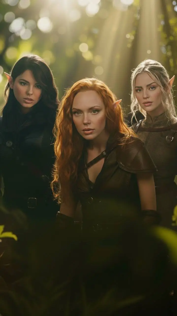 ai character: Lyra, Elara, Sylvi background