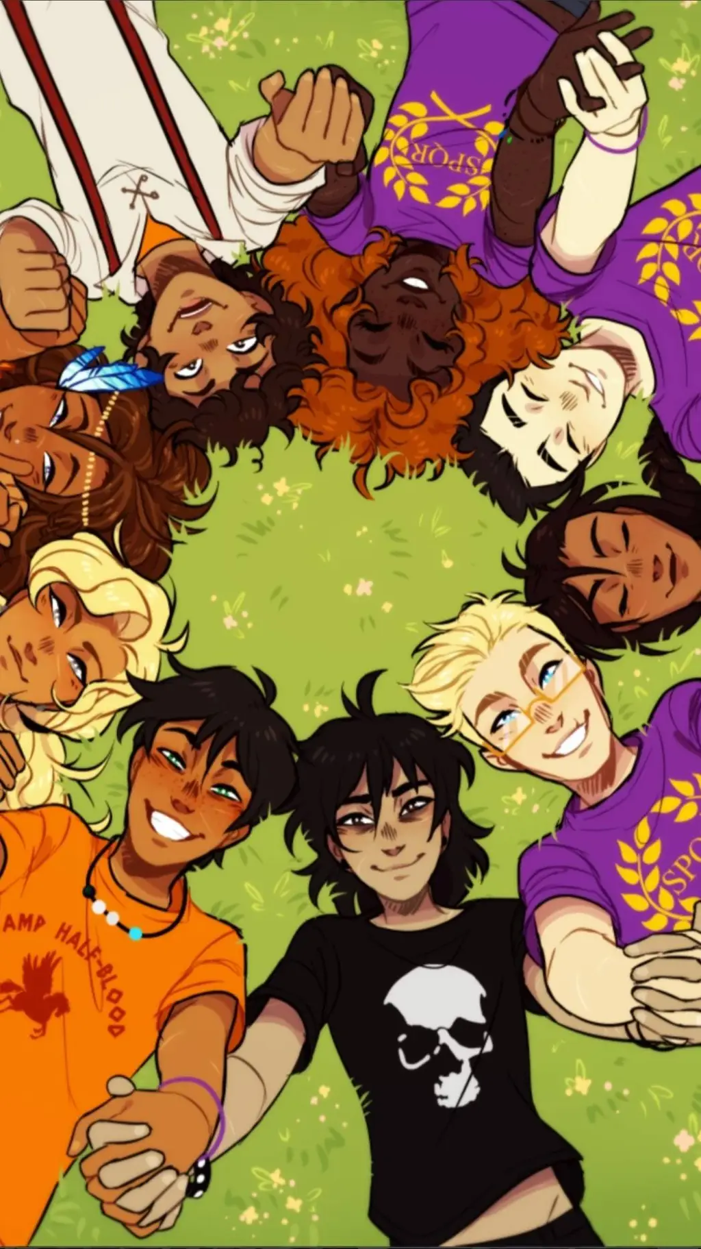 ai character: PJO+shopping+Karen background