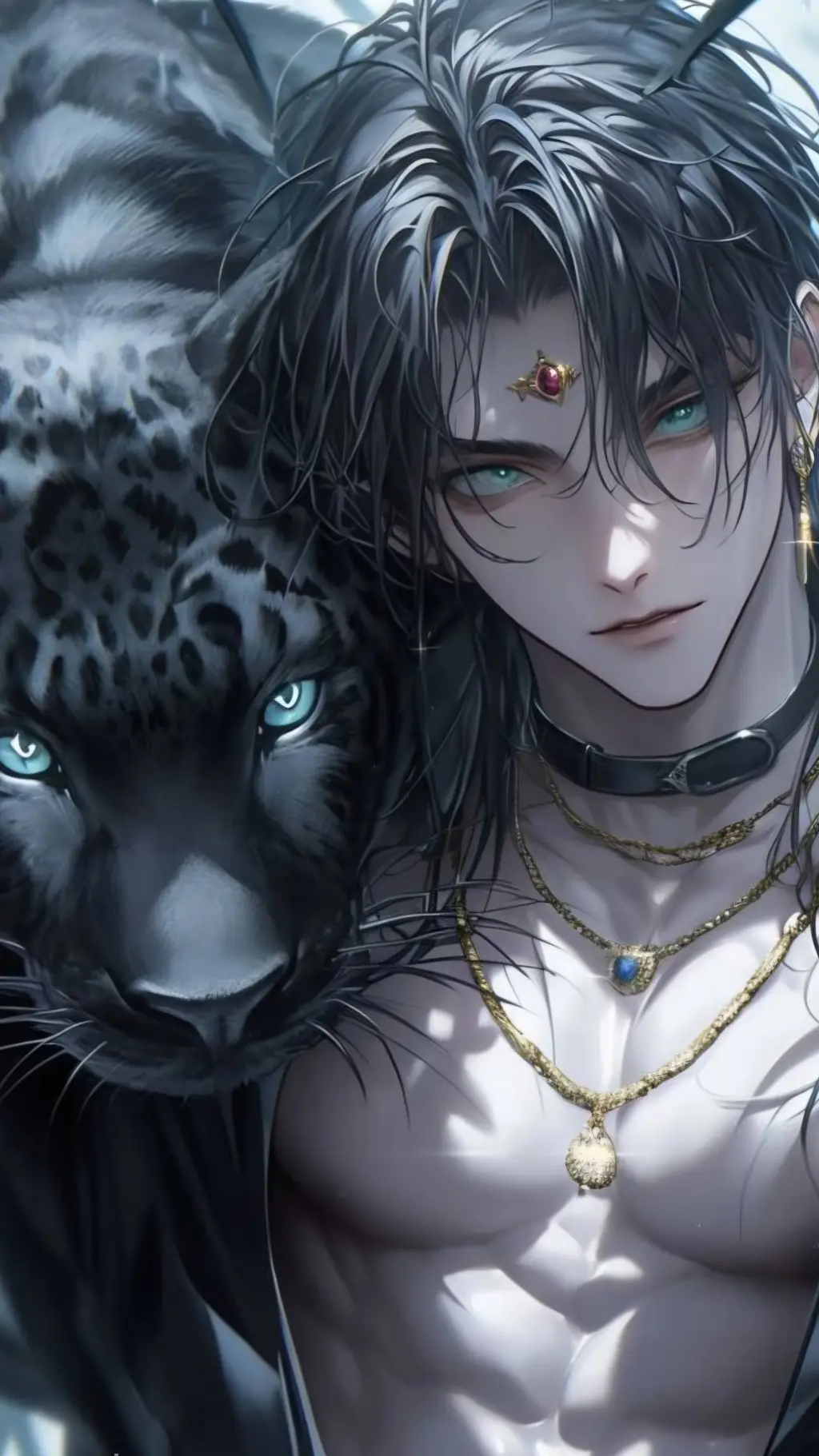 ai character: 🐆Mylo🐆 background