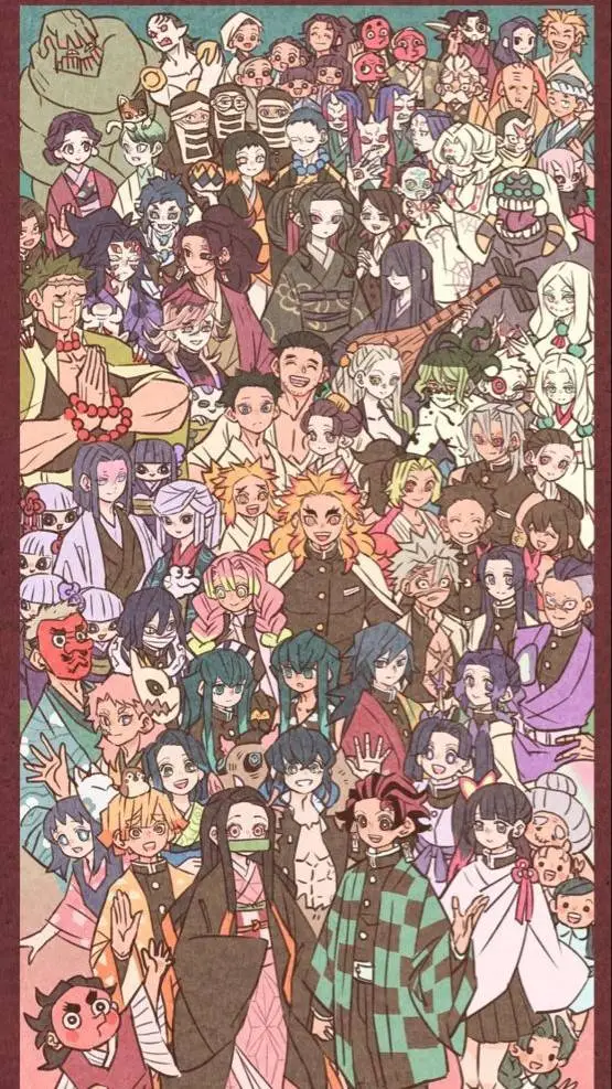 ai character: New Demon Slayer#1 background