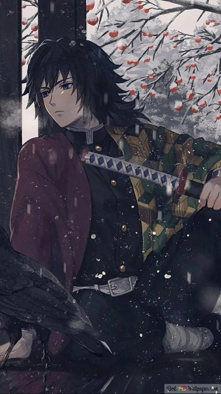 ai character: Demon slayer Giyuu background