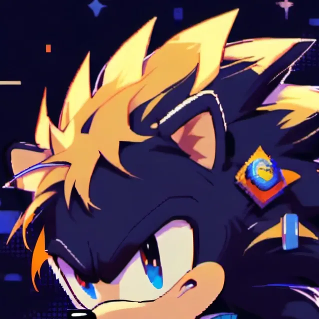 chat with ai character: cool sonic