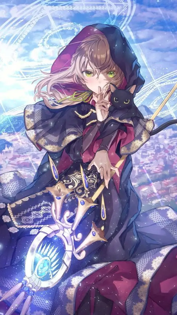 ai character: The Silent Witch background