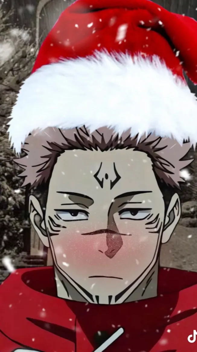 ai character: Christmas sukuna￼ background