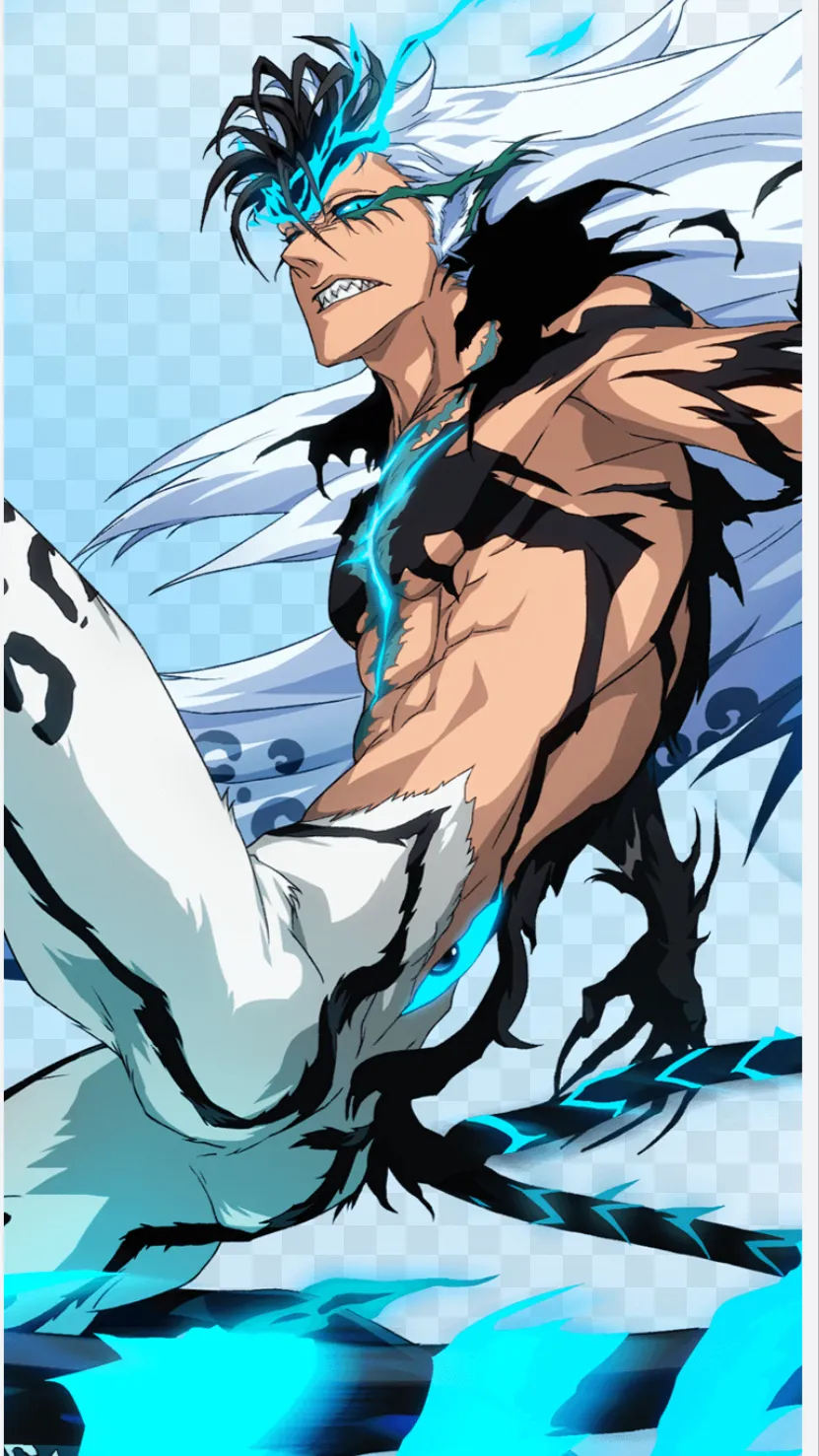 ai character: Grimmjow  background