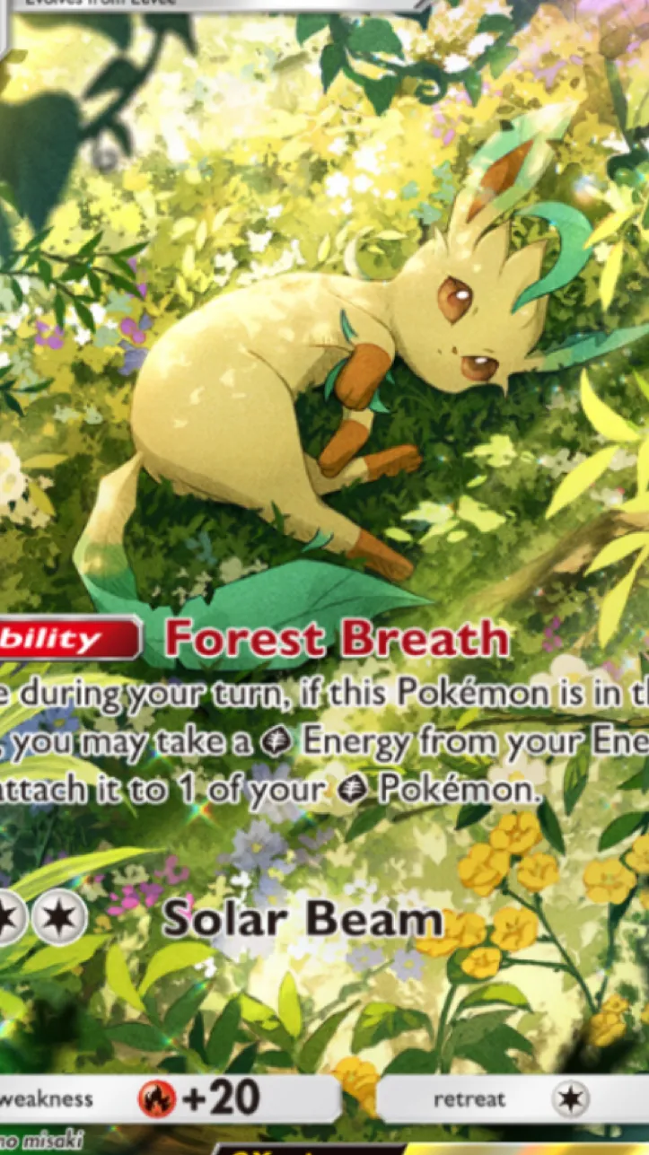 ai character: Pokémon cards ￼ background