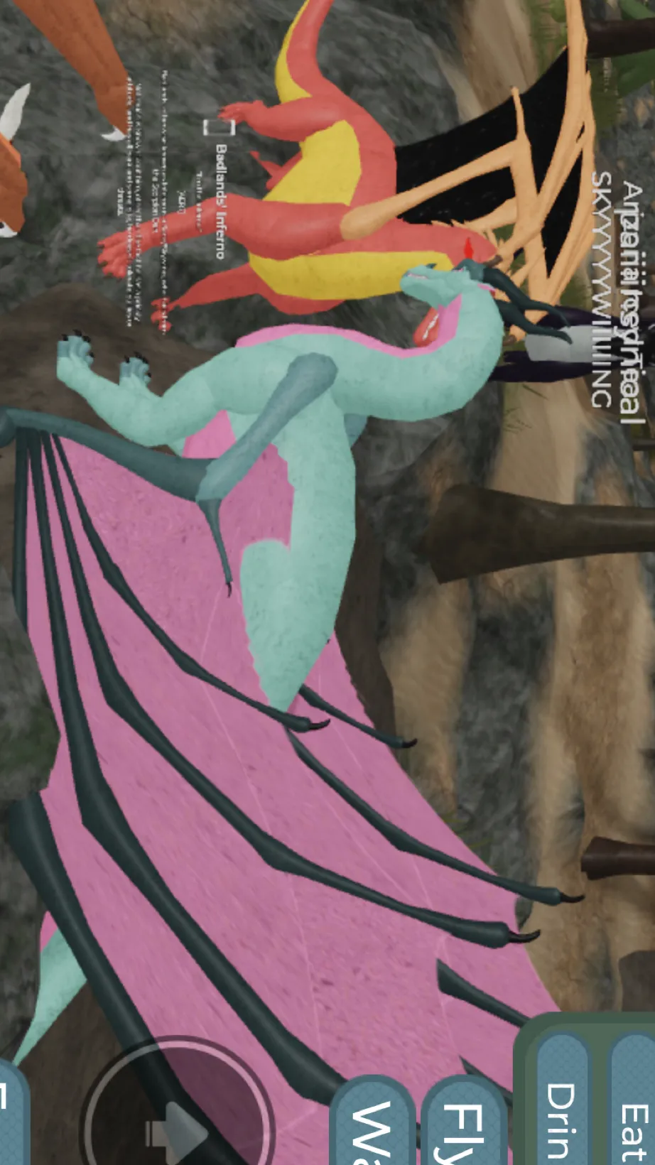 ai character: Blue Skywing ￼ background