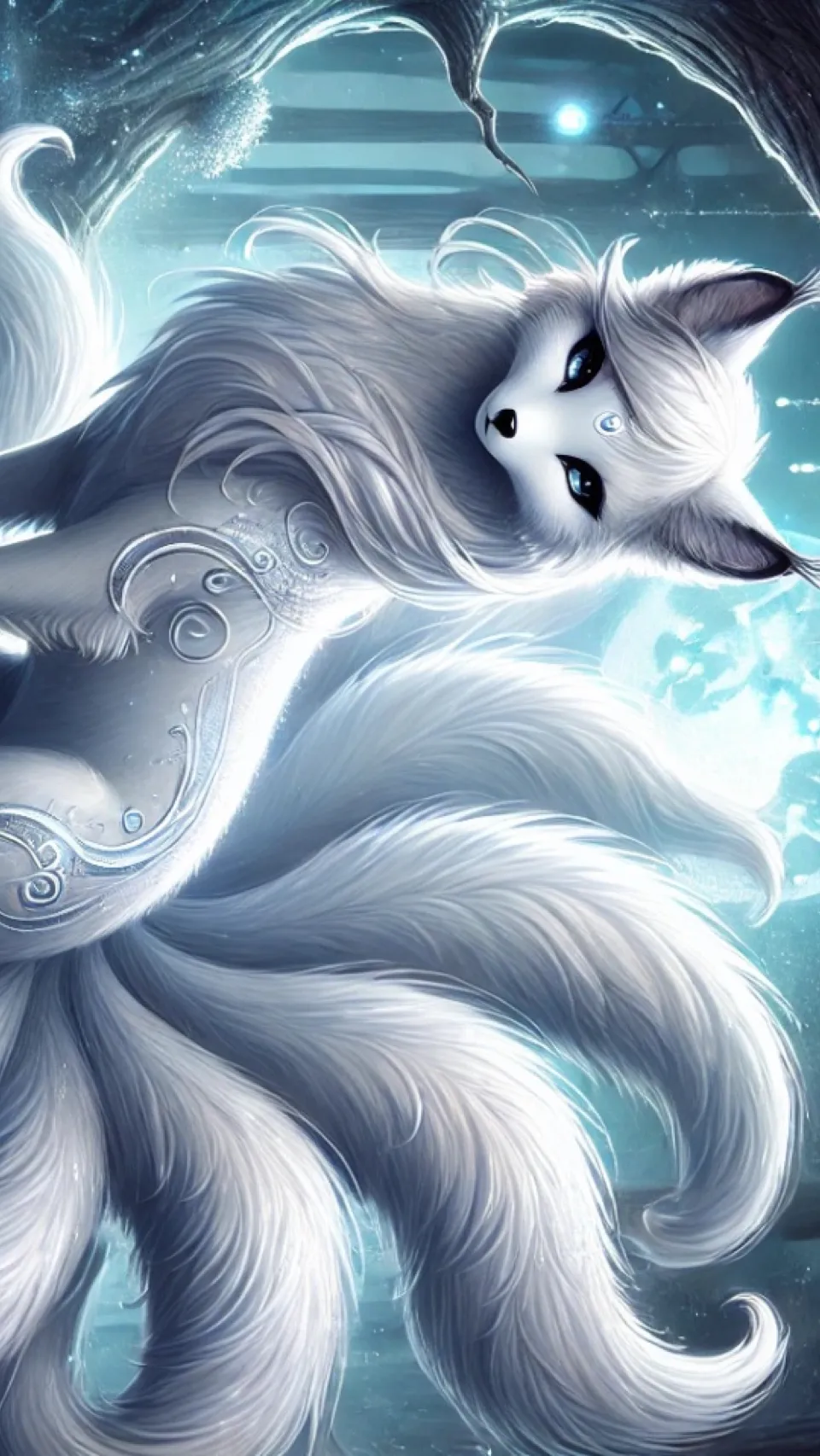 ai character: Luna background