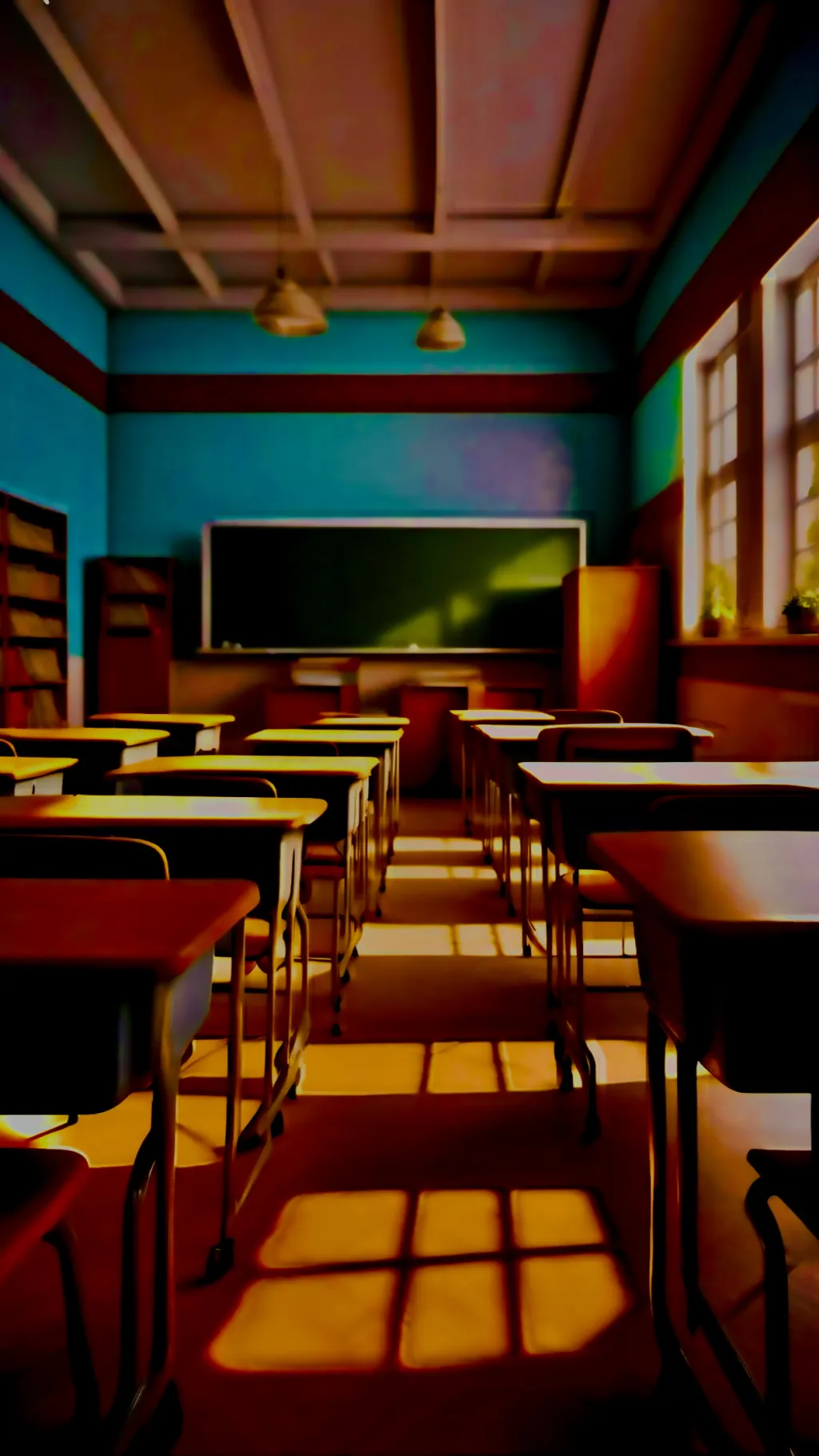 ai character: Classroom (again) background