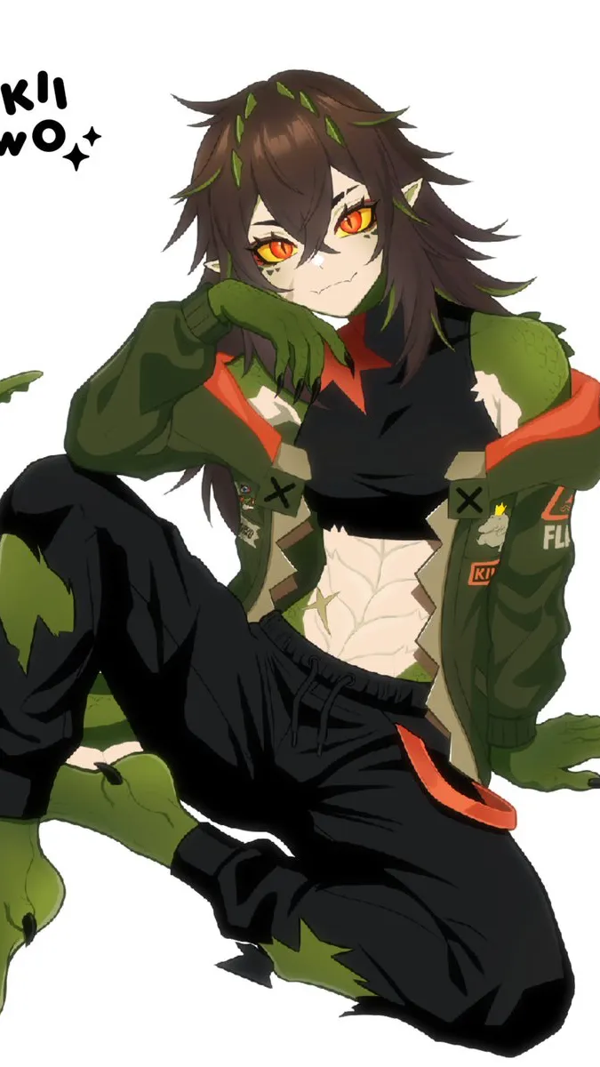 ai character: Kairyu Crocodile background