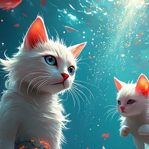 chat with ai character: Purrmaids 
