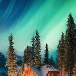 chat with ai character: Cozy Cabin Retreat