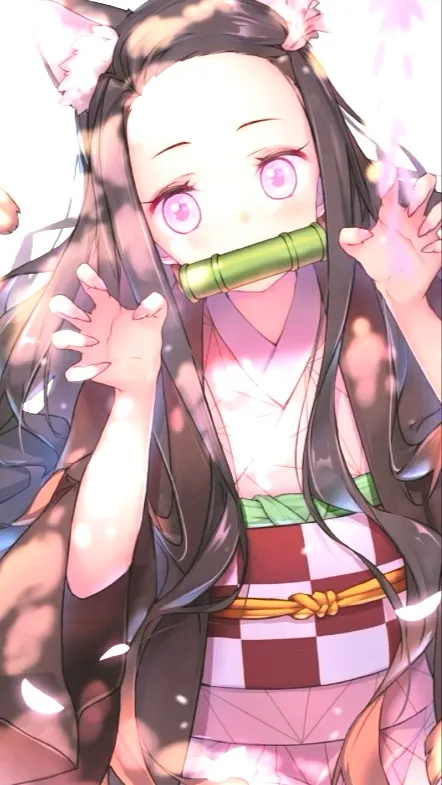 ai character: Nezuko Kamado background