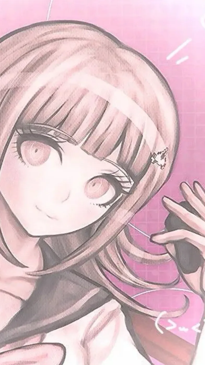 ai character: Chiaki!<3🍰🌸🐰 background