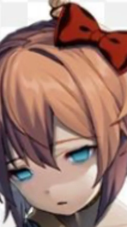 ai character: sayori from ddlc!! background