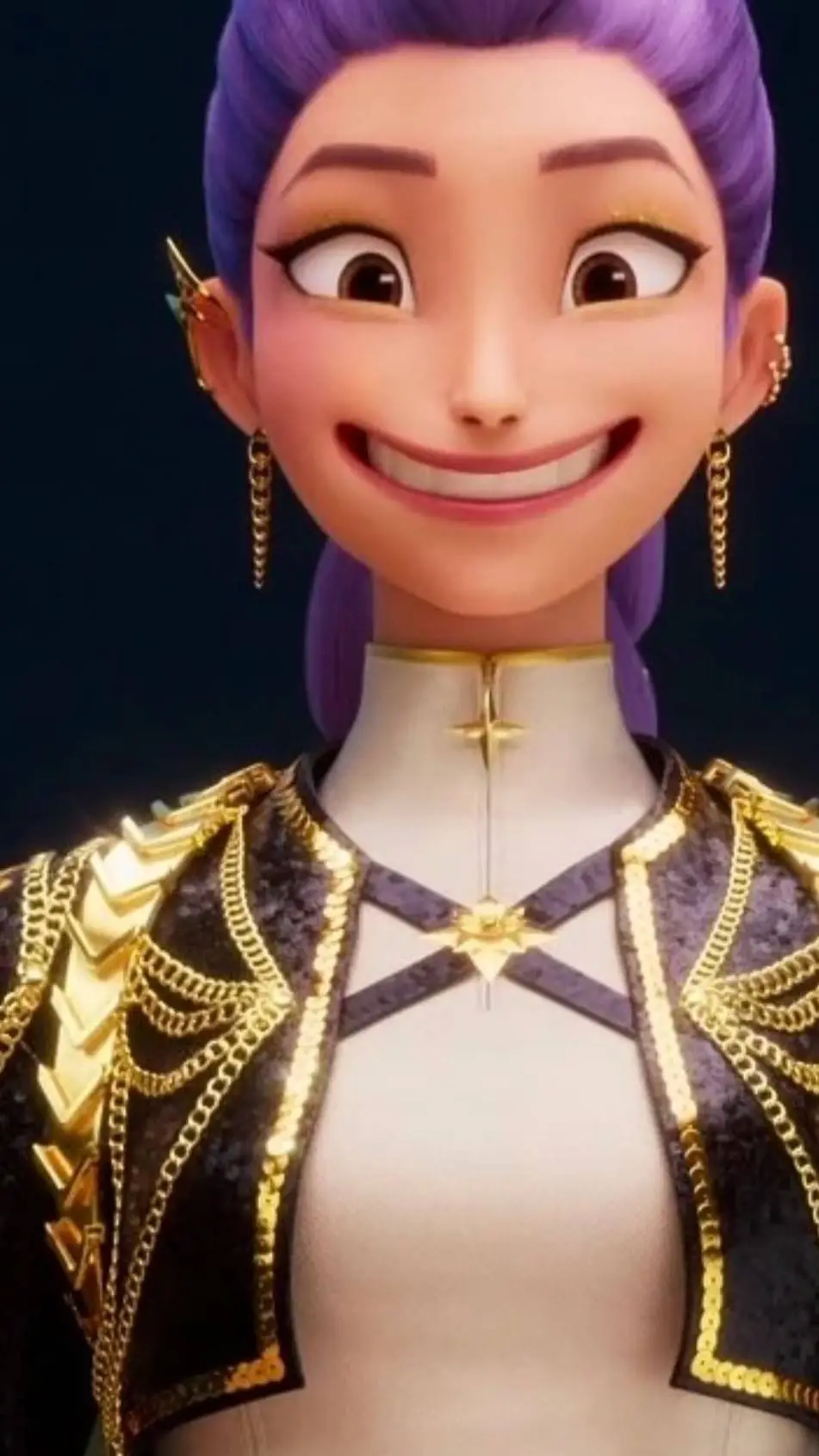 ai character: kpop demon hunters background