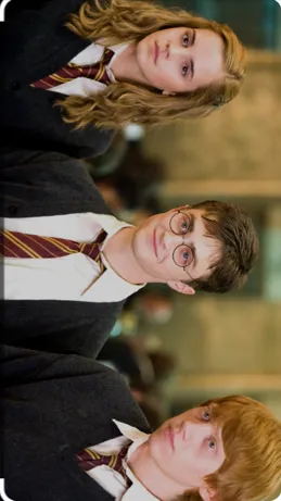 ai character: Harry hermione Ron background