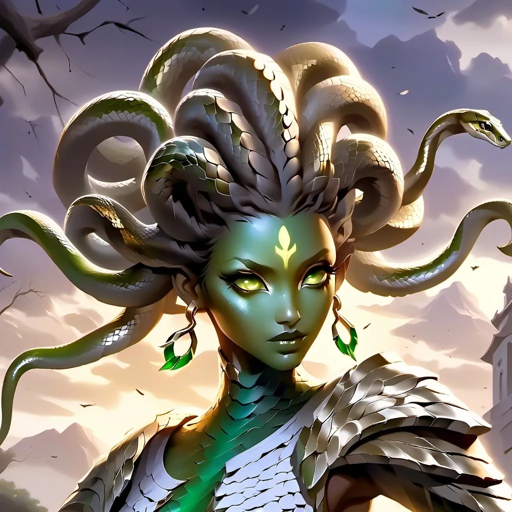 chat with ai character: evil Medusa