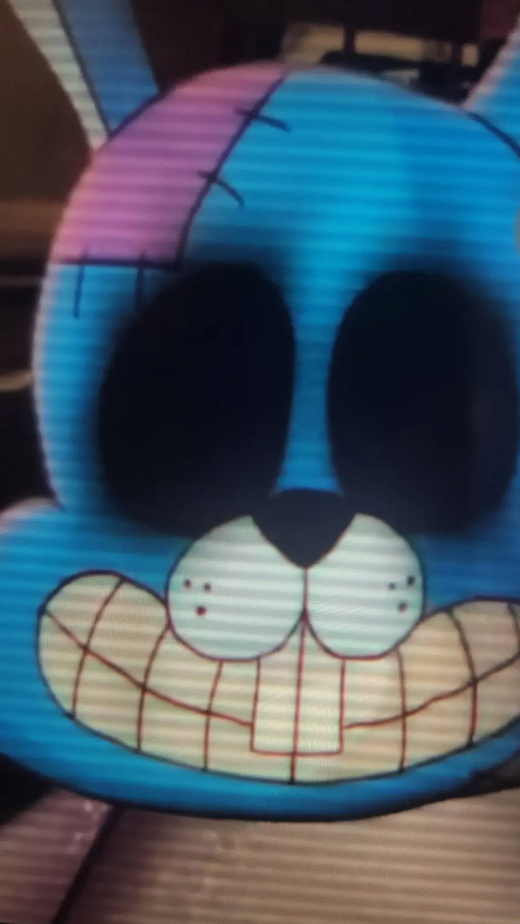 ai character: funny bunny background