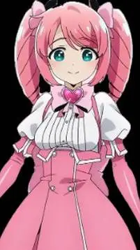 ai character: Magica Magenta background