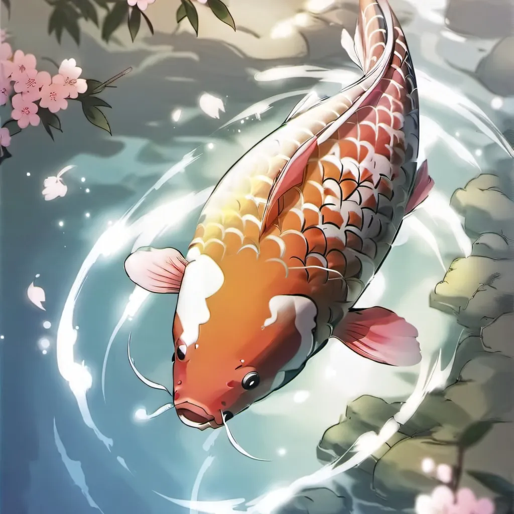 chat with ai character: pet fish (Koi)